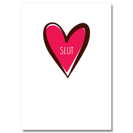 Slut Heart Card